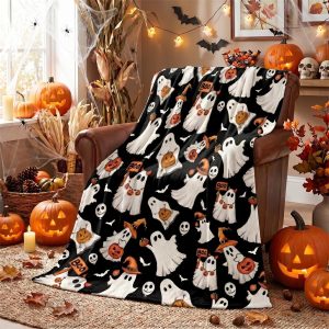 Halloween fleece throw blanket 125x150 cm